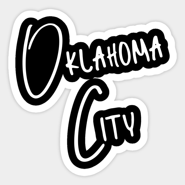 Oklahoma City Sticker by helloshirts